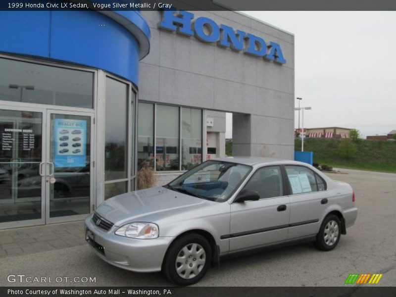 Vogue Silver Metallic / Gray 1999 Honda Civic LX Sedan