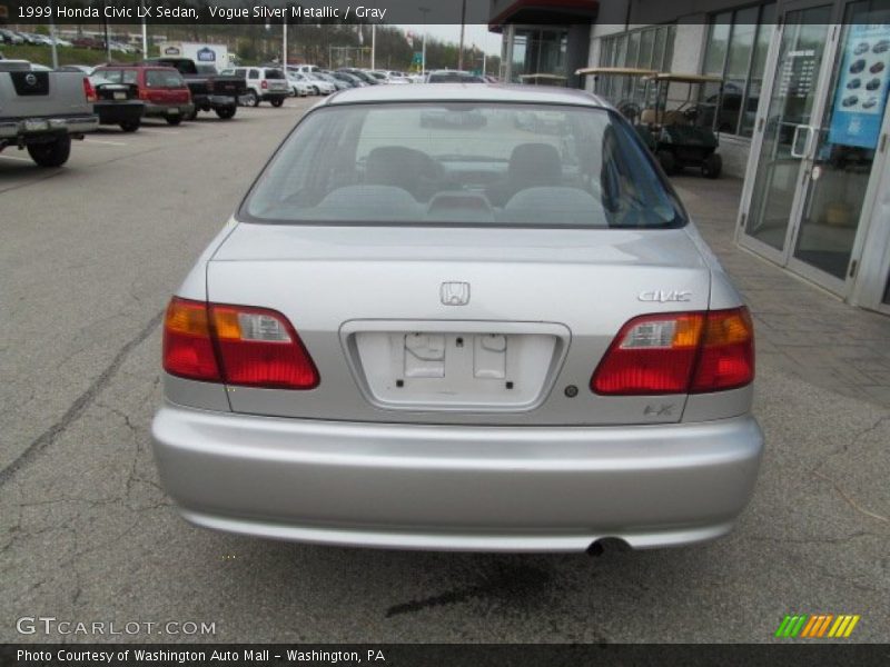 Vogue Silver Metallic / Gray 1999 Honda Civic LX Sedan