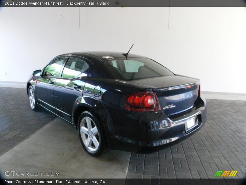 Blackberry Pearl / Black 2011 Dodge Avenger Mainstreet