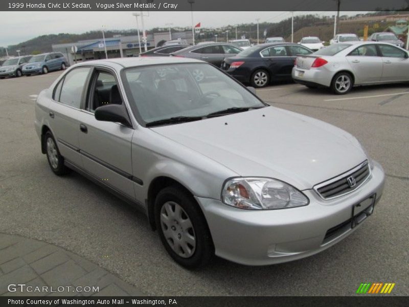 Vogue Silver Metallic / Gray 1999 Honda Civic LX Sedan