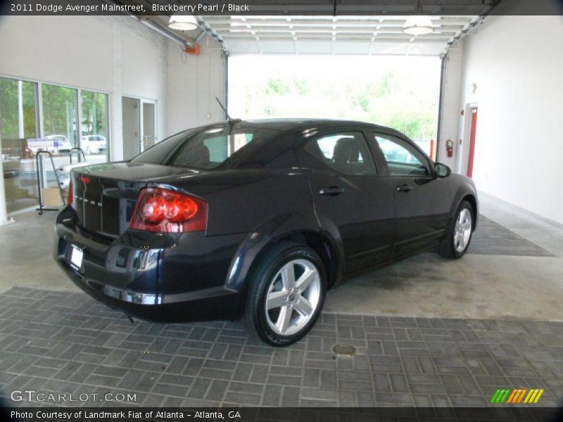 Blackberry Pearl / Black 2011 Dodge Avenger Mainstreet