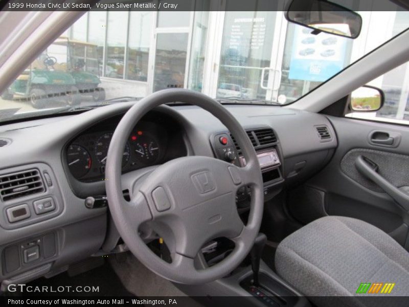 Vogue Silver Metallic / Gray 1999 Honda Civic LX Sedan
