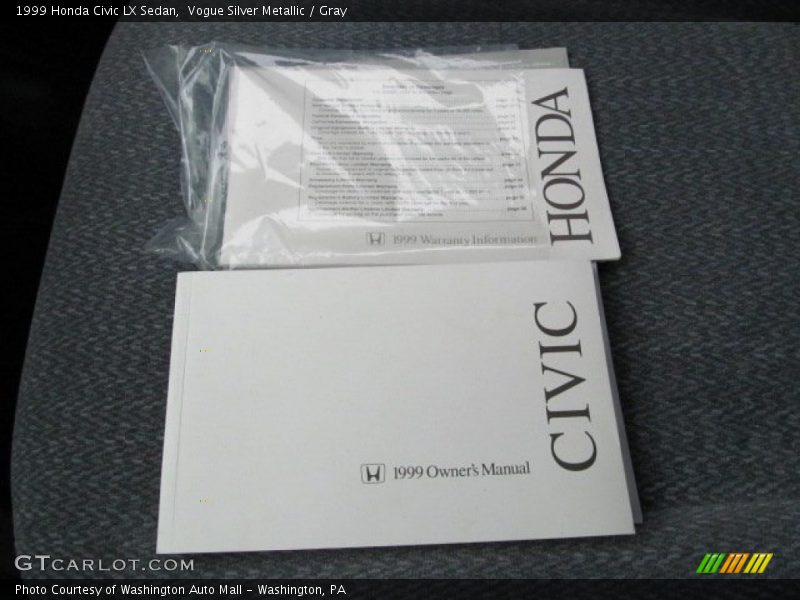 Vogue Silver Metallic / Gray 1999 Honda Civic LX Sedan
