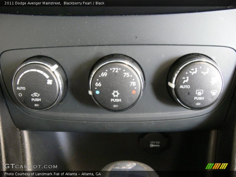 Blackberry Pearl / Black 2011 Dodge Avenger Mainstreet