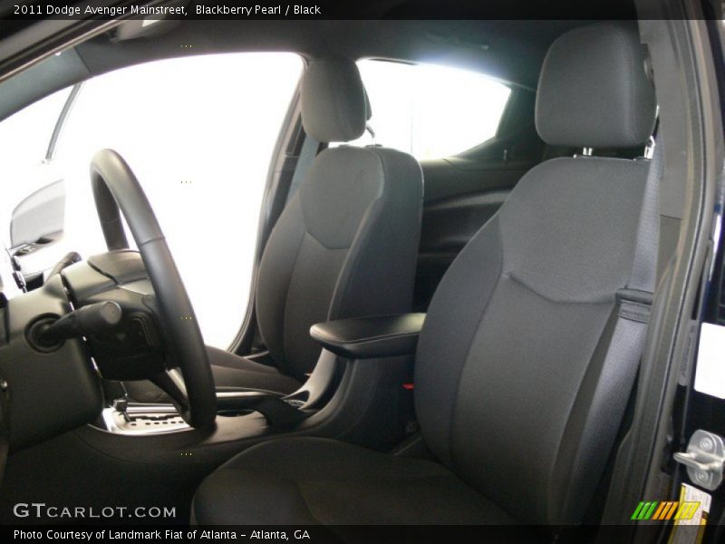 Blackberry Pearl / Black 2011 Dodge Avenger Mainstreet