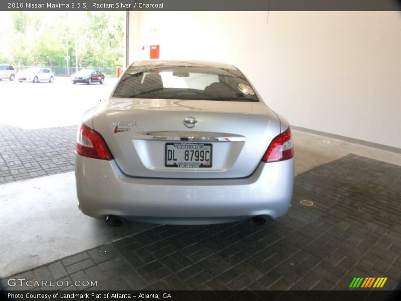 Radiant Silver / Charcoal 2010 Nissan Maxima 3.5 S