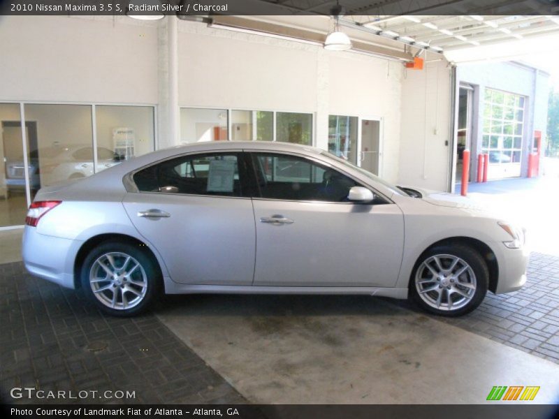 Radiant Silver / Charcoal 2010 Nissan Maxima 3.5 S