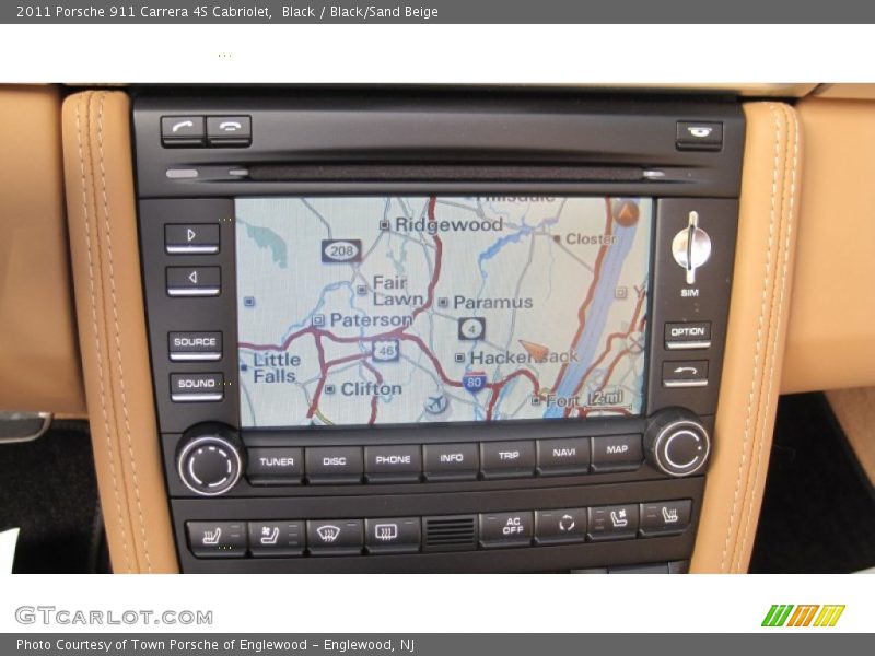 Navigation of 2011 911 Carrera 4S Cabriolet