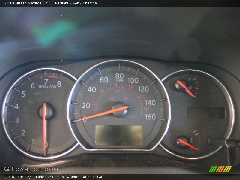 Radiant Silver / Charcoal 2010 Nissan Maxima 3.5 S
