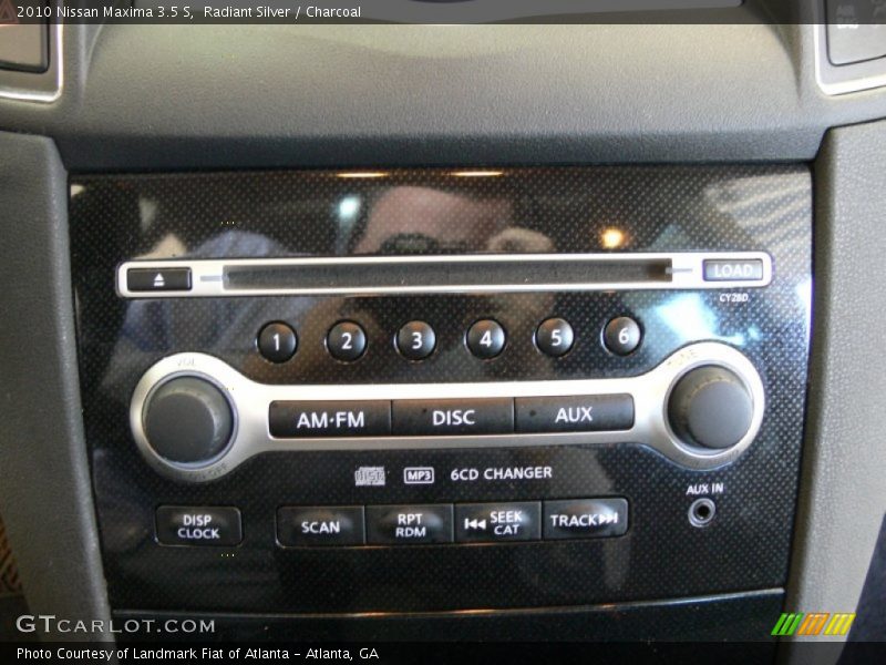Radiant Silver / Charcoal 2010 Nissan Maxima 3.5 S