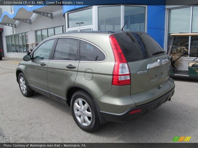 Green Tea Metallic / Ivory 2009 Honda CR-V EX 4WD