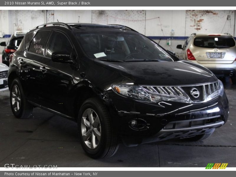 Super Black / Black 2010 Nissan Murano SL AWD