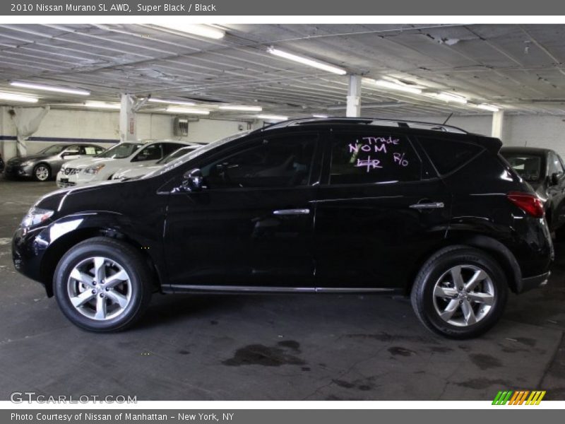 Super Black / Black 2010 Nissan Murano SL AWD