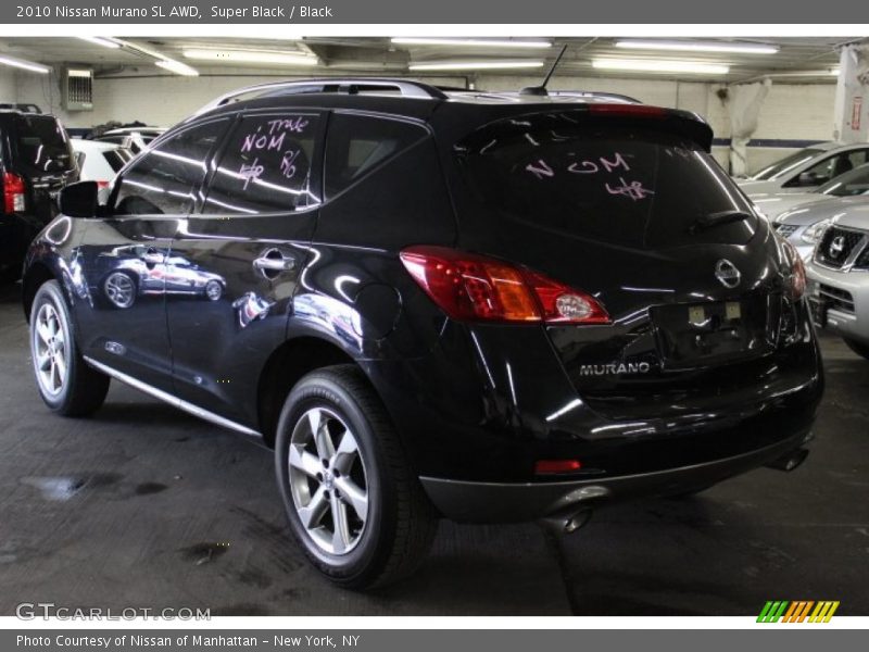 Super Black / Black 2010 Nissan Murano SL AWD