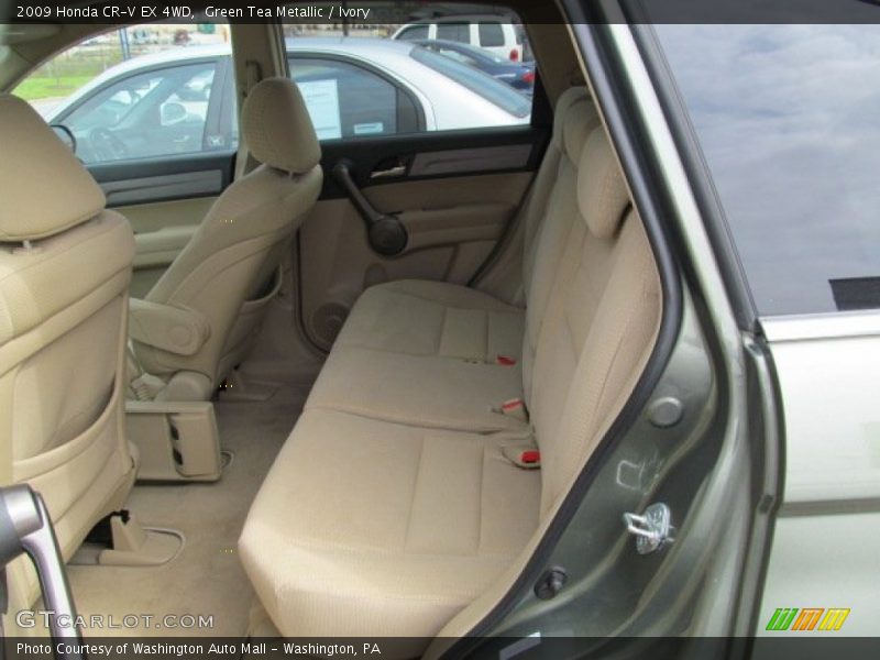 Green Tea Metallic / Ivory 2009 Honda CR-V EX 4WD