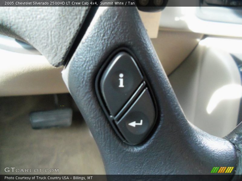 Summit White / Tan 2005 Chevrolet Silverado 2500HD LT Crew Cab 4x4