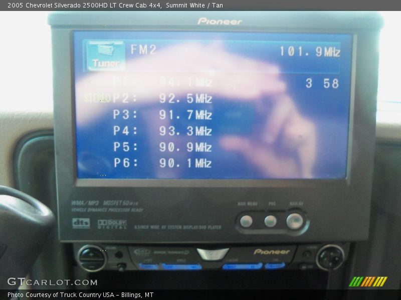 Summit White / Tan 2005 Chevrolet Silverado 2500HD LT Crew Cab 4x4