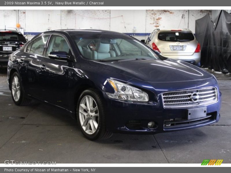 Navy Blue Metallic / Charcoal 2009 Nissan Maxima 3.5 SV