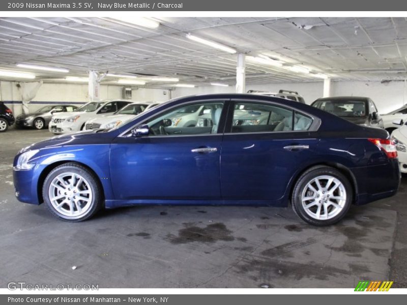 Navy Blue Metallic / Charcoal 2009 Nissan Maxima 3.5 SV