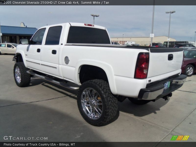 Summit White / Tan 2005 Chevrolet Silverado 2500HD LT Crew Cab 4x4