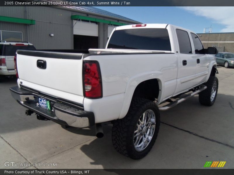 Summit White / Tan 2005 Chevrolet Silverado 2500HD LT Crew Cab 4x4