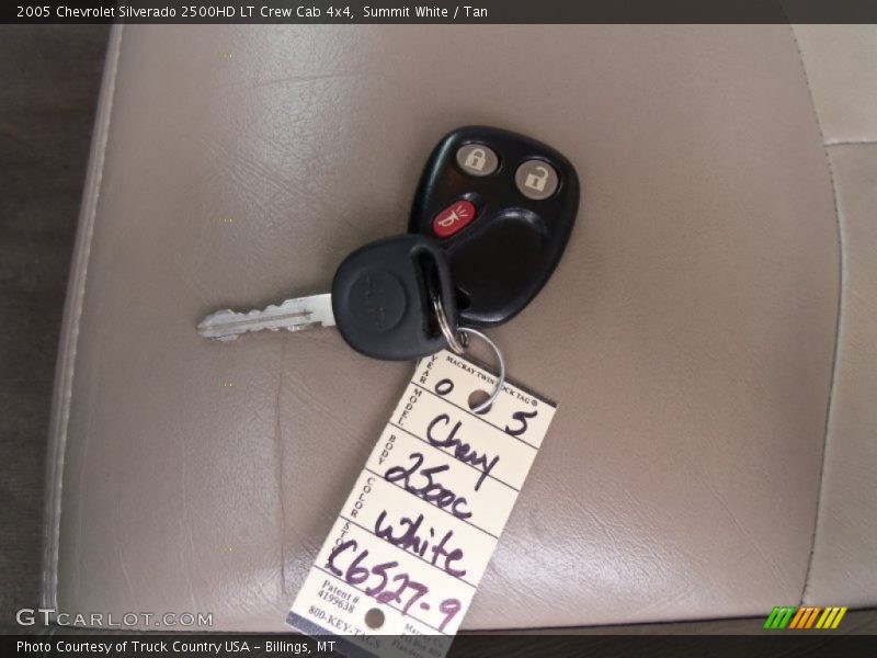 Summit White / Tan 2005 Chevrolet Silverado 2500HD LT Crew Cab 4x4