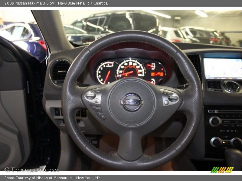 Navy Blue Metallic / Charcoal 2009 Nissan Maxima 3.5 SV