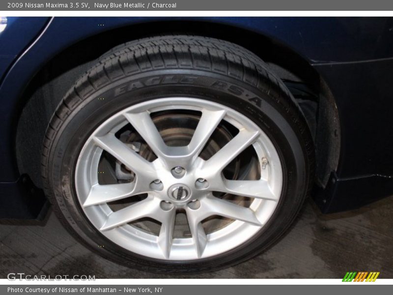 Navy Blue Metallic / Charcoal 2009 Nissan Maxima 3.5 SV