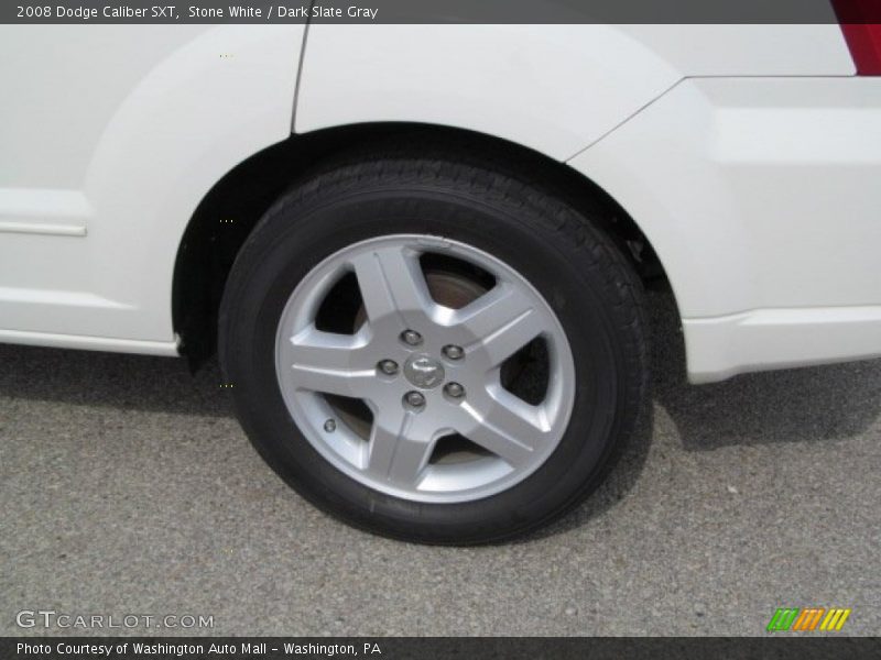 Stone White / Dark Slate Gray 2008 Dodge Caliber SXT