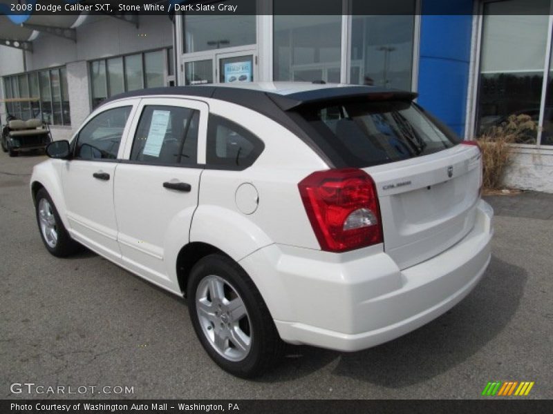 Stone White / Dark Slate Gray 2008 Dodge Caliber SXT