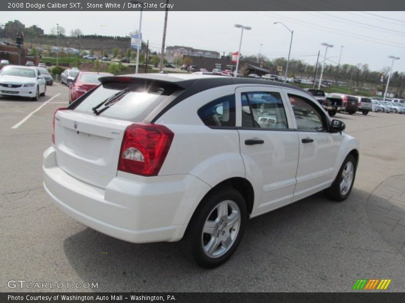 Stone White / Dark Slate Gray 2008 Dodge Caliber SXT
