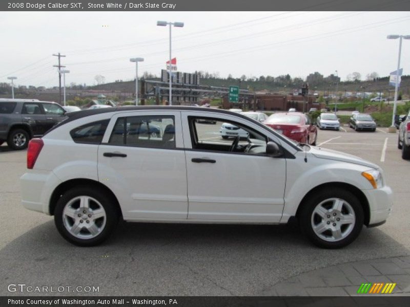 Stone White / Dark Slate Gray 2008 Dodge Caliber SXT