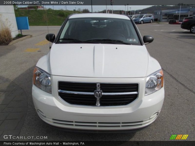Stone White / Dark Slate Gray 2008 Dodge Caliber SXT