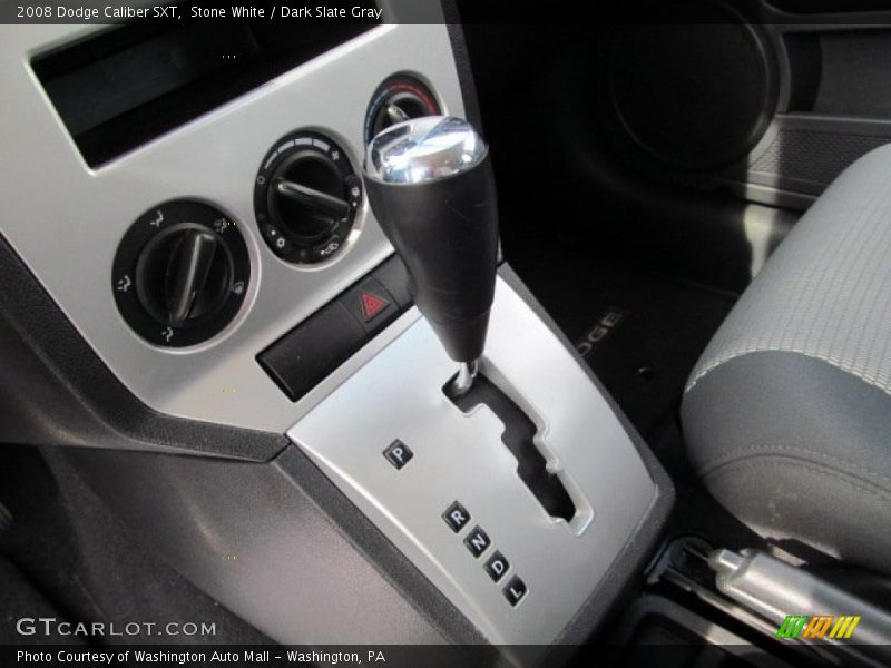 Stone White / Dark Slate Gray 2008 Dodge Caliber SXT