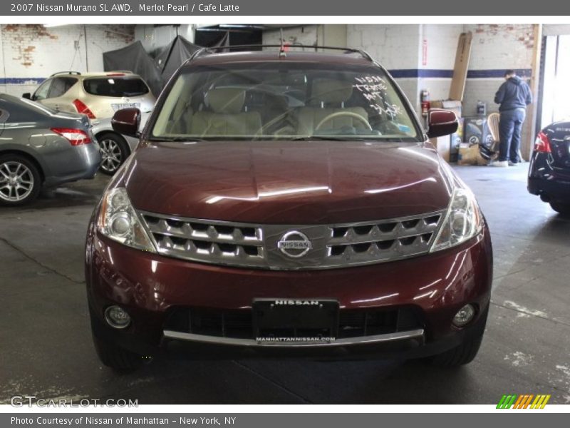 Merlot Pearl / Cafe Latte 2007 Nissan Murano SL AWD