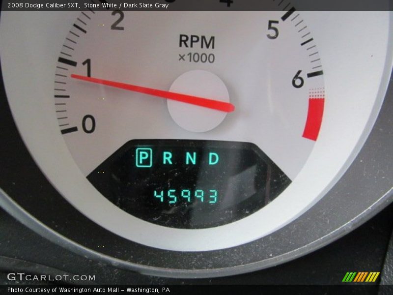 Stone White / Dark Slate Gray 2008 Dodge Caliber SXT
