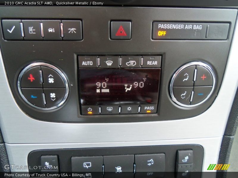 Quicksilver Metallic / Ebony 2010 GMC Acadia SLT AWD