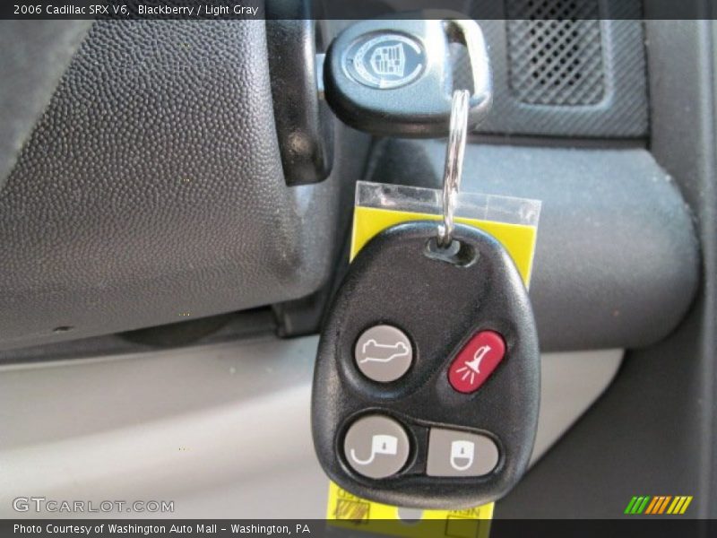Blackberry / Light Gray 2006 Cadillac SRX V6