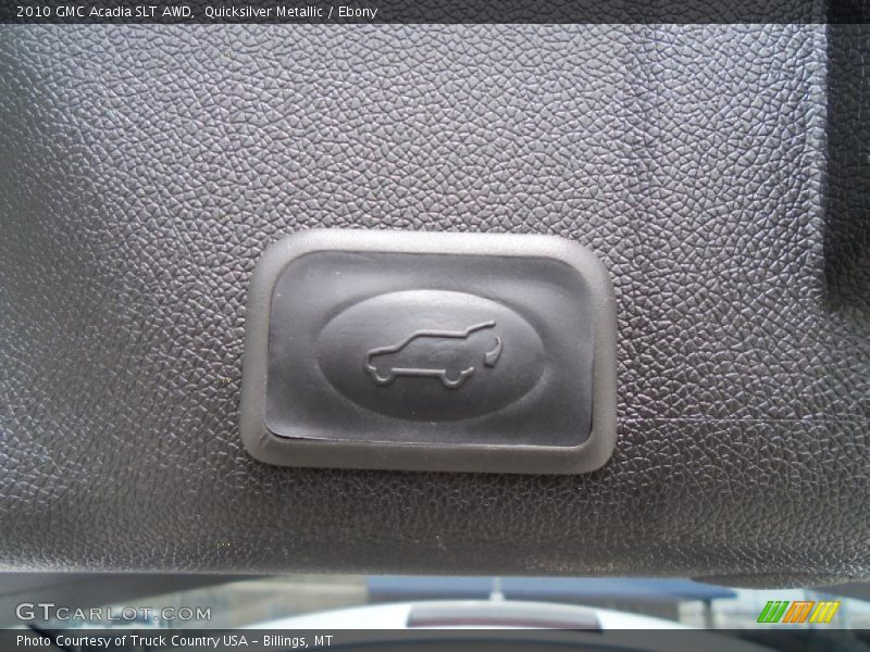 Quicksilver Metallic / Ebony 2010 GMC Acadia SLT AWD