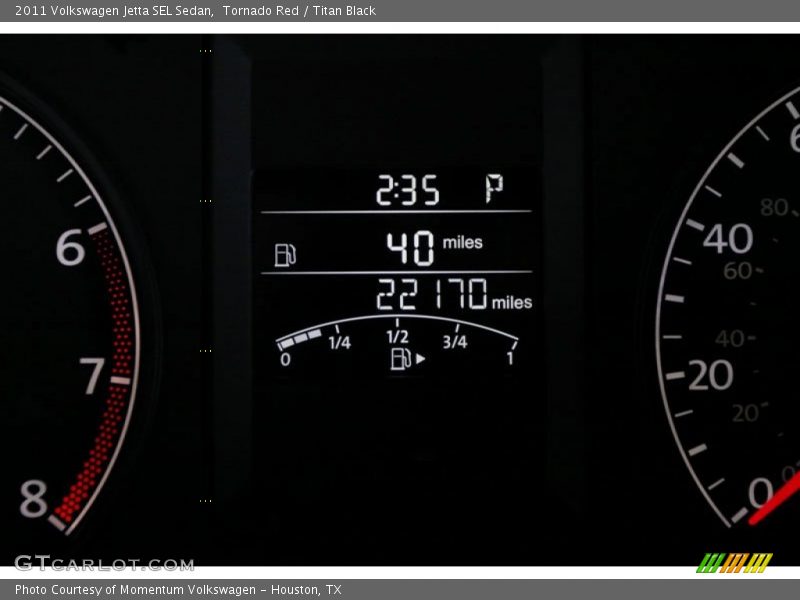 Tornado Red / Titan Black 2011 Volkswagen Jetta SEL Sedan
