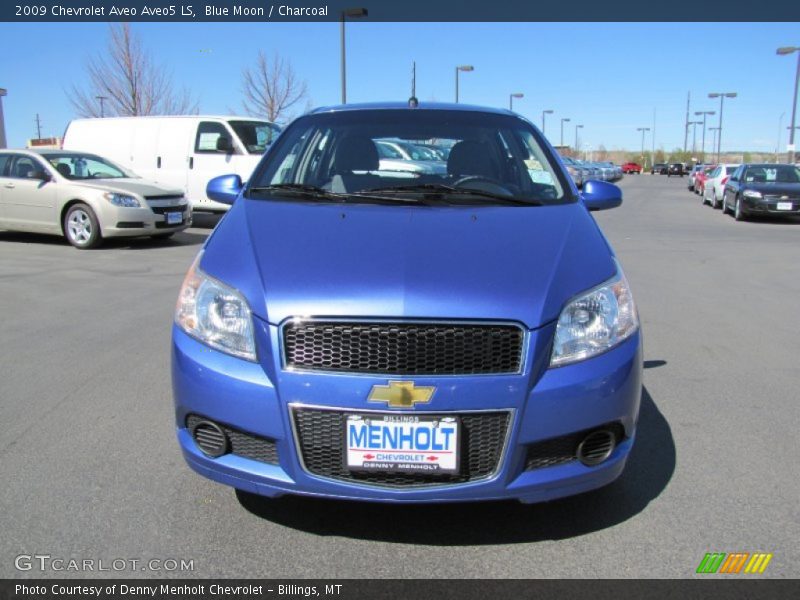 Blue Moon / Charcoal 2009 Chevrolet Aveo Aveo5 LS