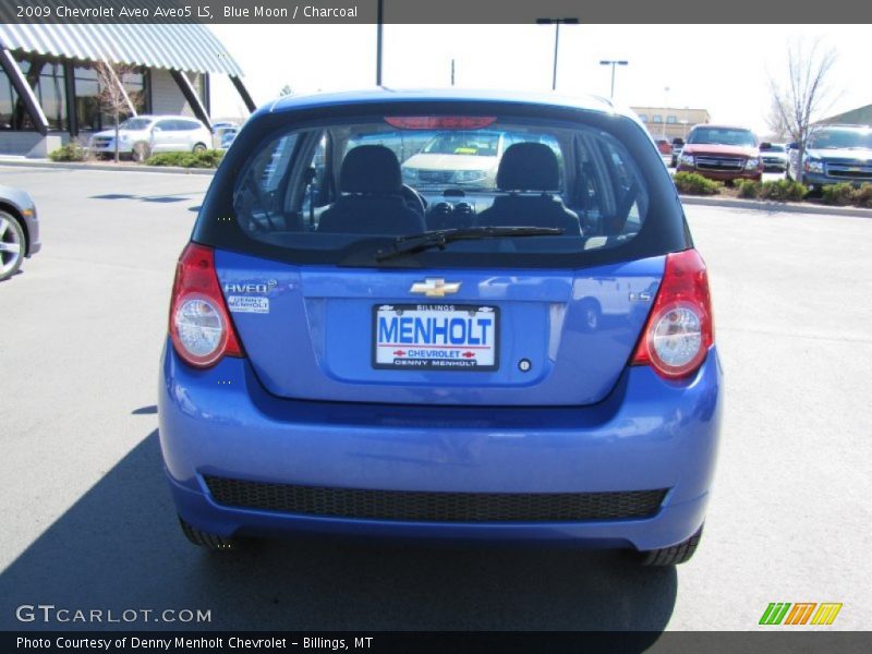Blue Moon / Charcoal 2009 Chevrolet Aveo Aveo5 LS