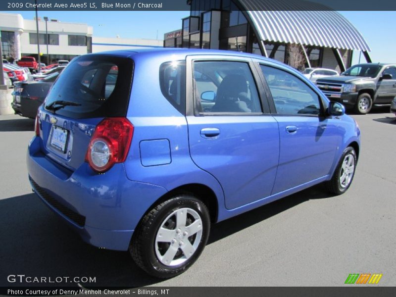 Blue Moon / Charcoal 2009 Chevrolet Aveo Aveo5 LS