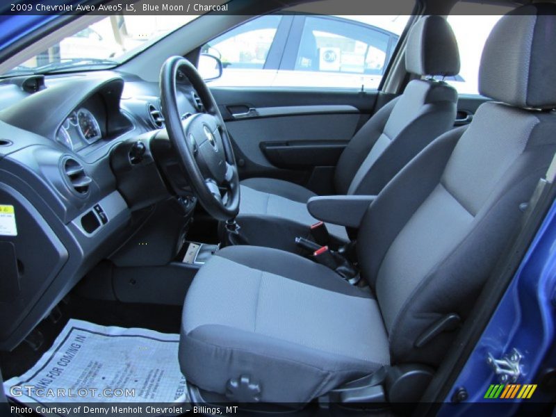 Blue Moon / Charcoal 2009 Chevrolet Aveo Aveo5 LS