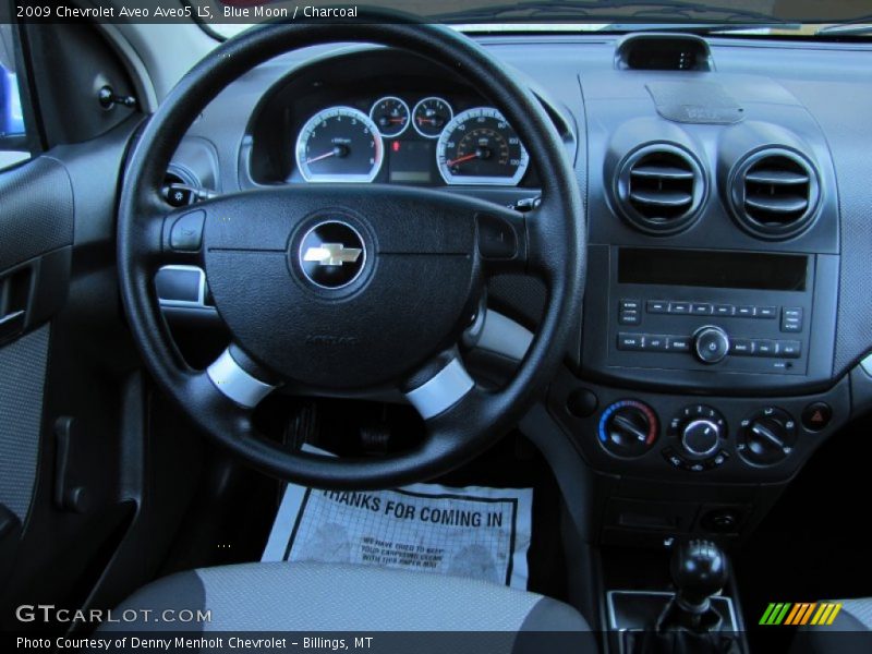 Blue Moon / Charcoal 2009 Chevrolet Aveo Aveo5 LS