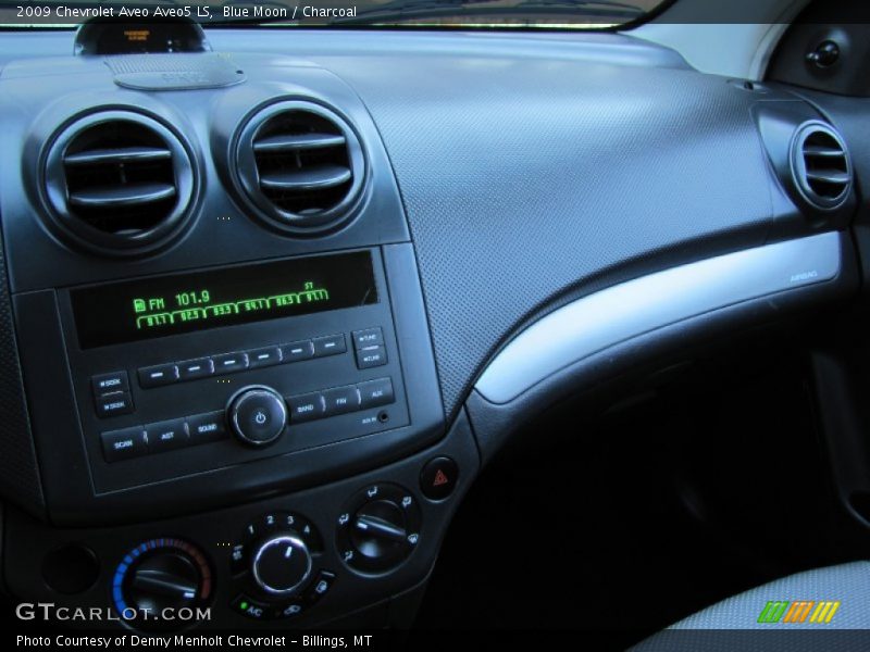 Blue Moon / Charcoal 2009 Chevrolet Aveo Aveo5 LS