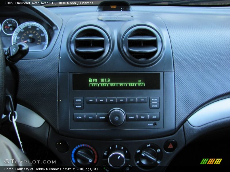 Blue Moon / Charcoal 2009 Chevrolet Aveo Aveo5 LS