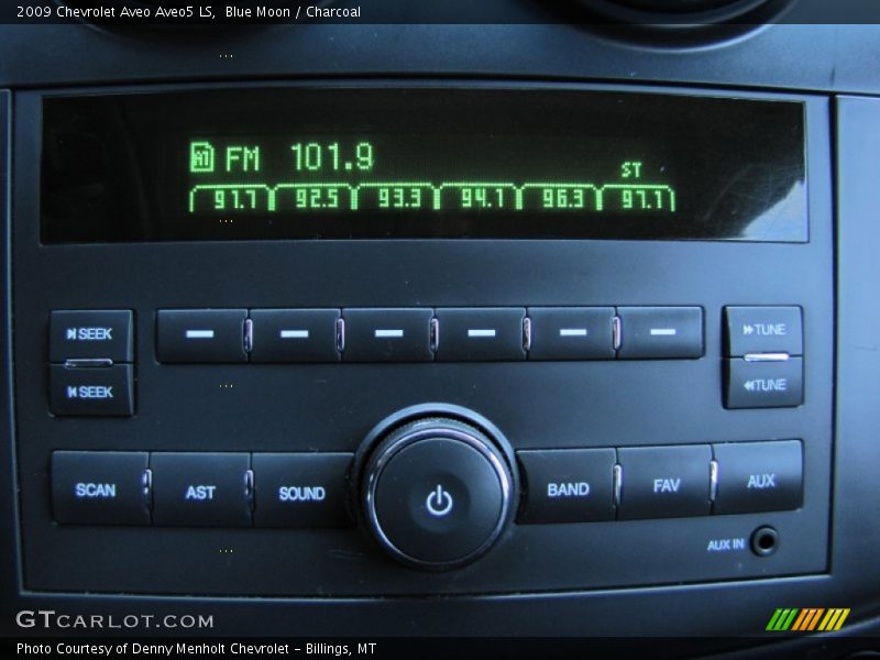Audio System of 2009 Aveo Aveo5 LS