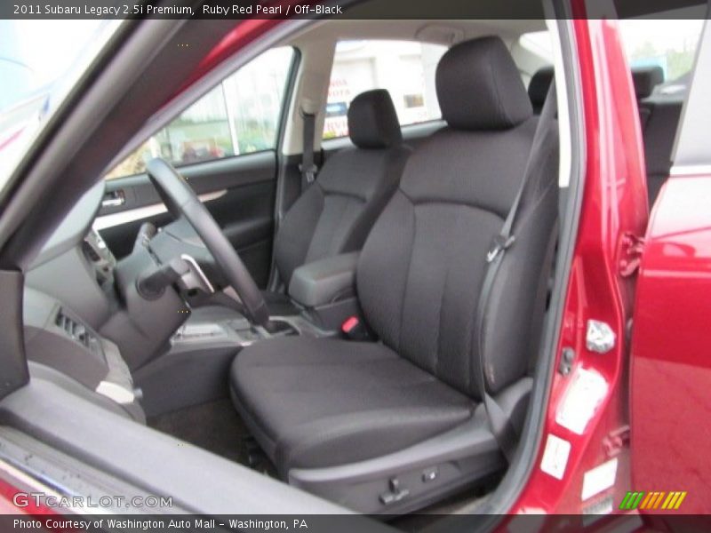 Ruby Red Pearl / Off-Black 2011 Subaru Legacy 2.5i Premium