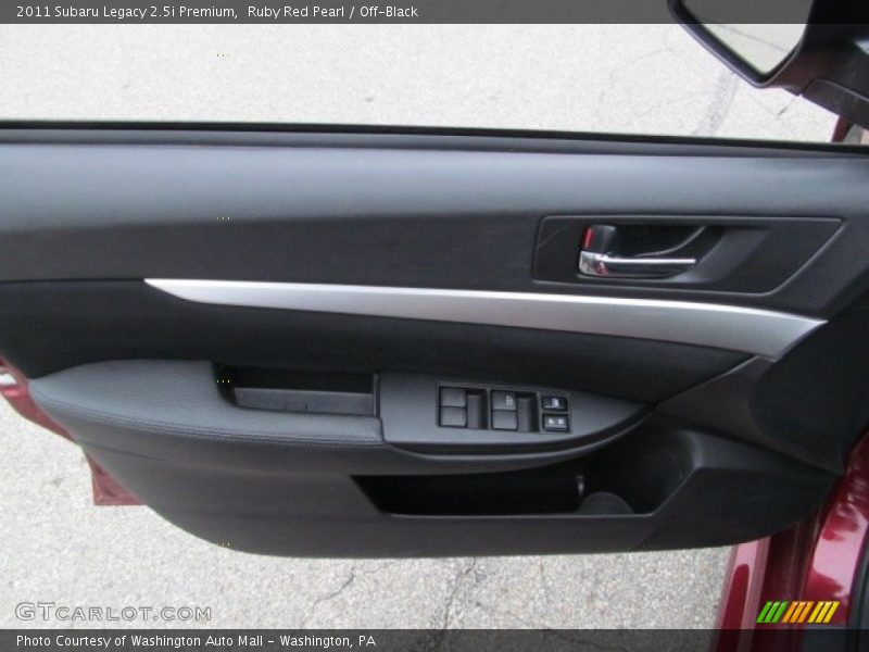 Ruby Red Pearl / Off-Black 2011 Subaru Legacy 2.5i Premium